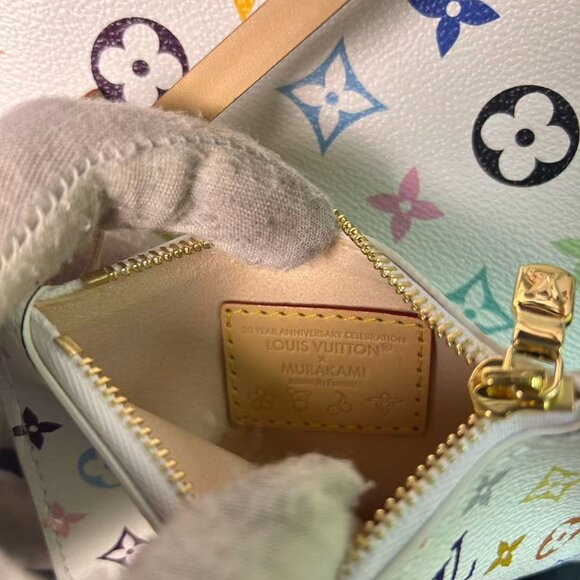 Louis Vuitton x TM Multicolor Monogram Shoulder Bag – White Canvas, Pre-Owned - Picture 15 of 16